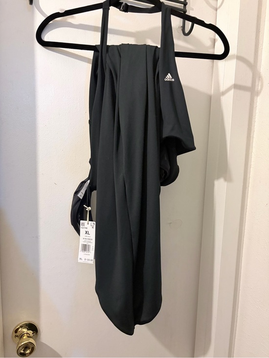 Adidas x Rui Zhou Dresses & Skirts - Adidas x Rui Zhou- size XL- black stretch & mesh high/low dress w/cutouts. NWT
